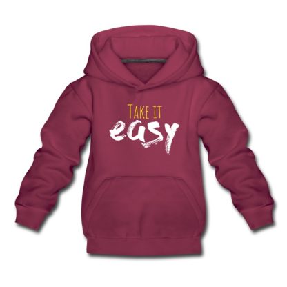 Take it easy roter Hoodie